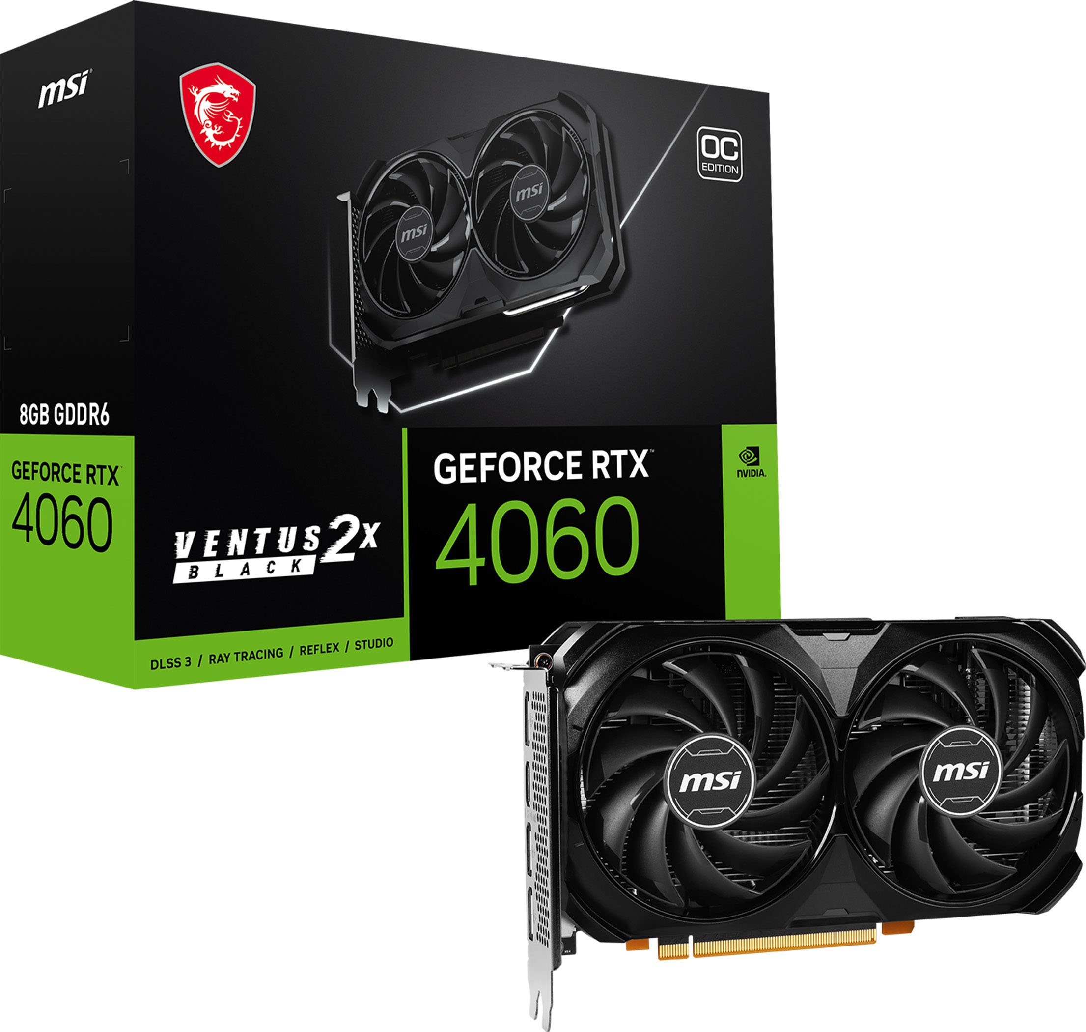 RTX 4060 VENTUS 2X BLACK 8G OC