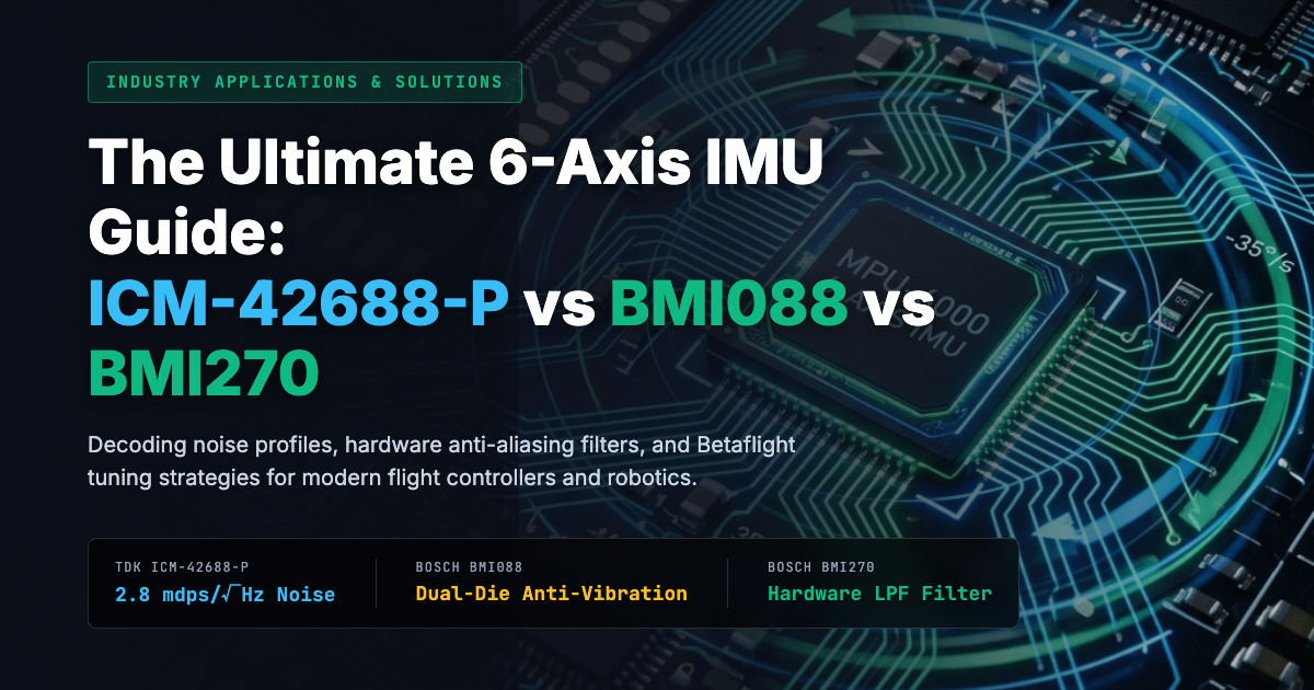 ICM-42688-P против BMI088 и BMI270: окончательное руководство по 6-осевым ИМУ