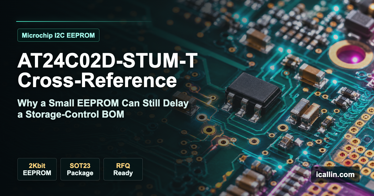 AT24C02D-STUM-T Cross-Reference for I2C EEPROM BOMs