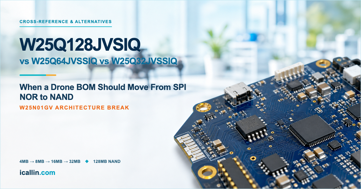 W25Q128JVSIQ NOR-to-NAND Drone BOM Migration Guide