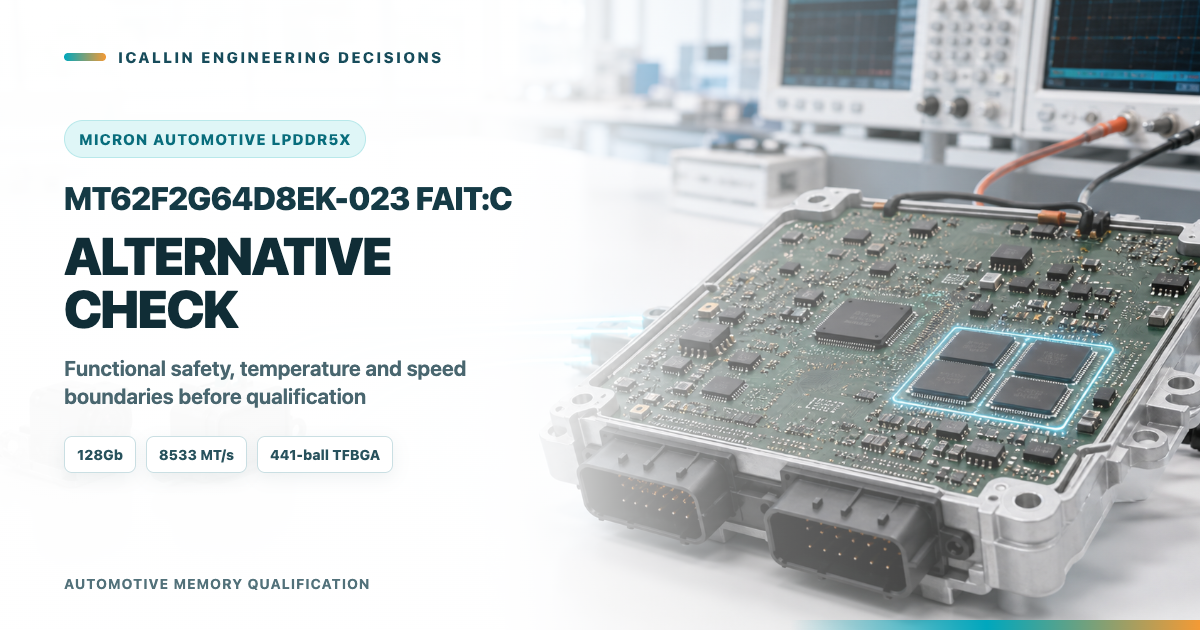MT62F2G64D8EK-023 FAIT:C Micron Automotive Alternative Check