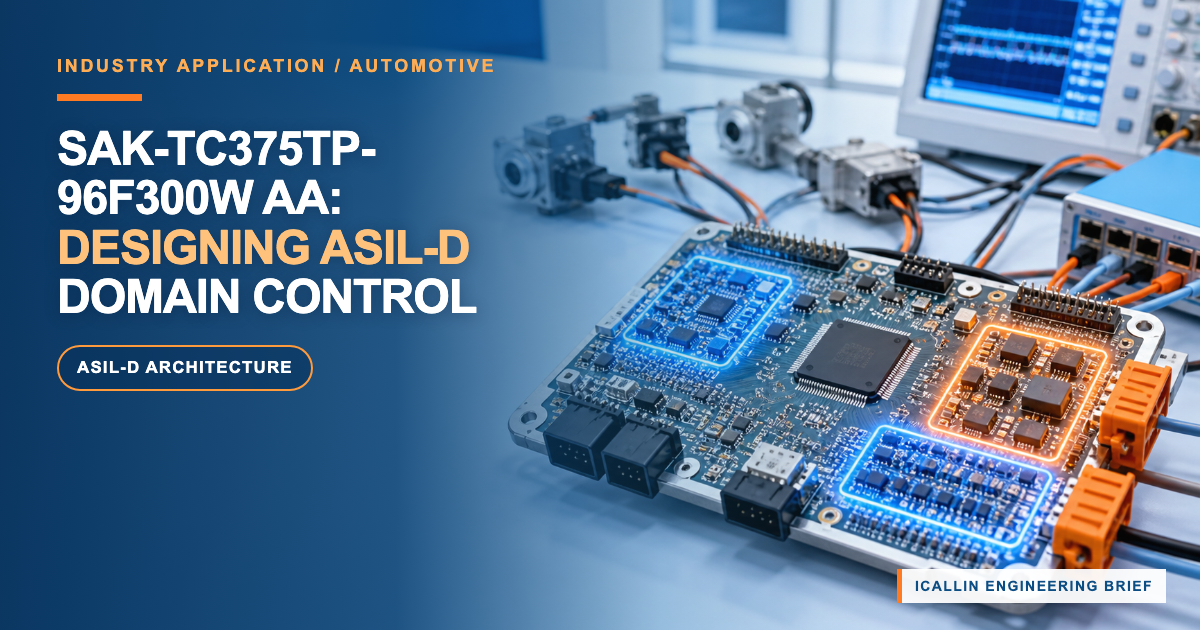 SAK-TC375TP-96F300W AA: Designing ASIL-D Domain Control