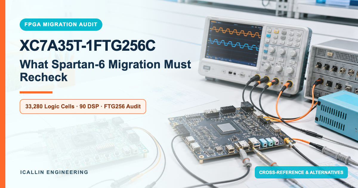 XC7A35T-1FTG256C: What Spartan-6 Migration Must Recheck