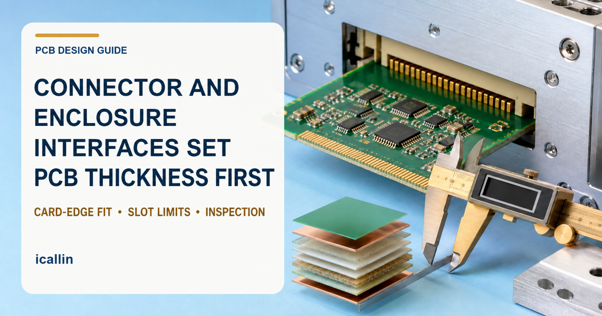 PCB Thickness for Connector and Enclosure Interfaces